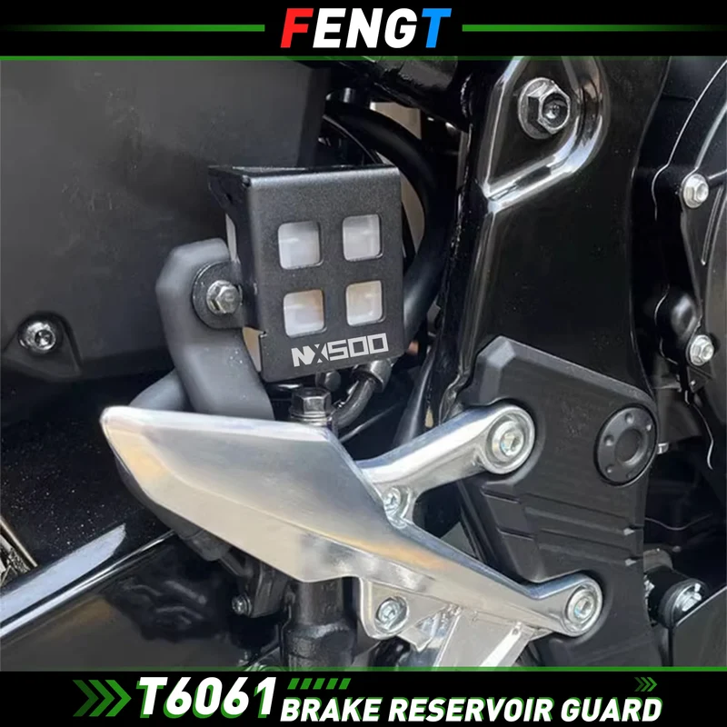 FOR HONDA NX500 2023 2024 Motorcycle Rear Brake Reservoir Guard Cover Pump Fluid Tank Oil Cup Case Protector Accessorie NX 500