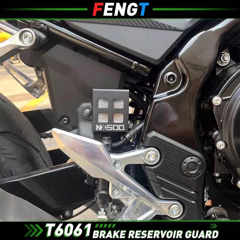 FOR HONDA NX500 2023 2024 Motorcycle Rear Brake Reservoir Guard Cover Pump Fluid Tank Oil Cup Case Protector Accessorie NX 500