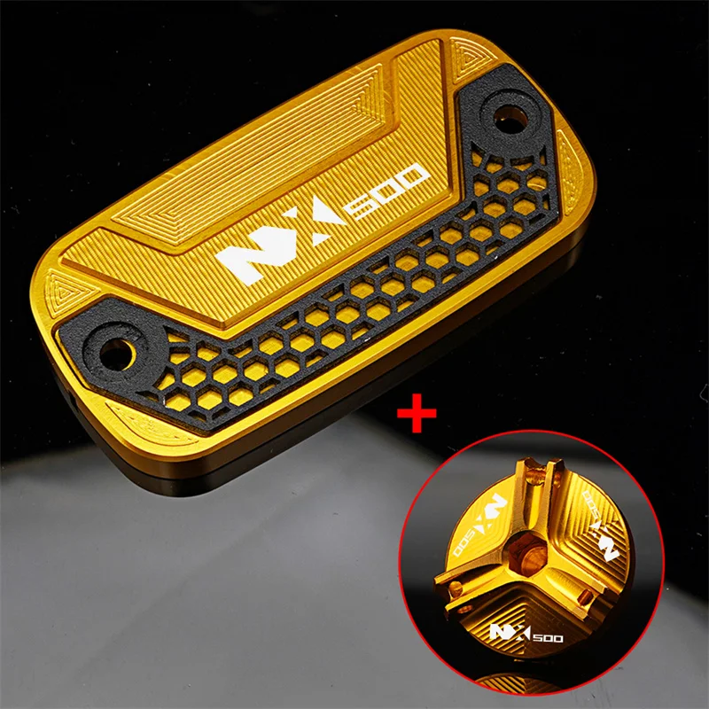 NX500 Accessories Motorcycle Front Brake Fluid Reservoir Cover Engine Oil Filler Cap For HONDA NX500 NX 500 nx500 2023-2025
