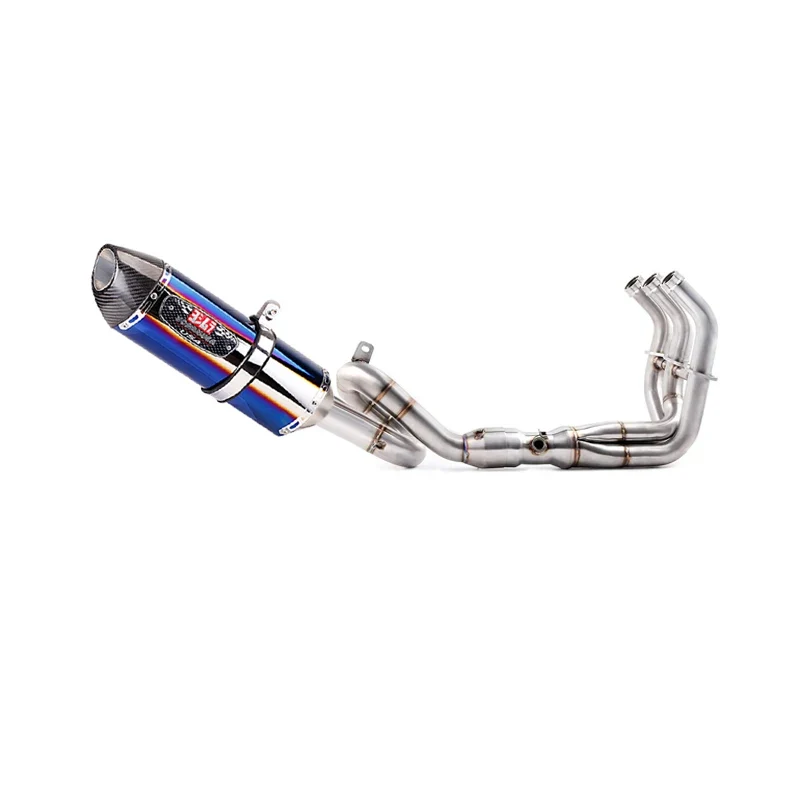 Motorcycle Full System Exhaust For Yamaha MT09 FZ09 2013-2021 MT09 SP 2017-2021 XSR900 2016 - 2021 Exhaust Muffler Pipe