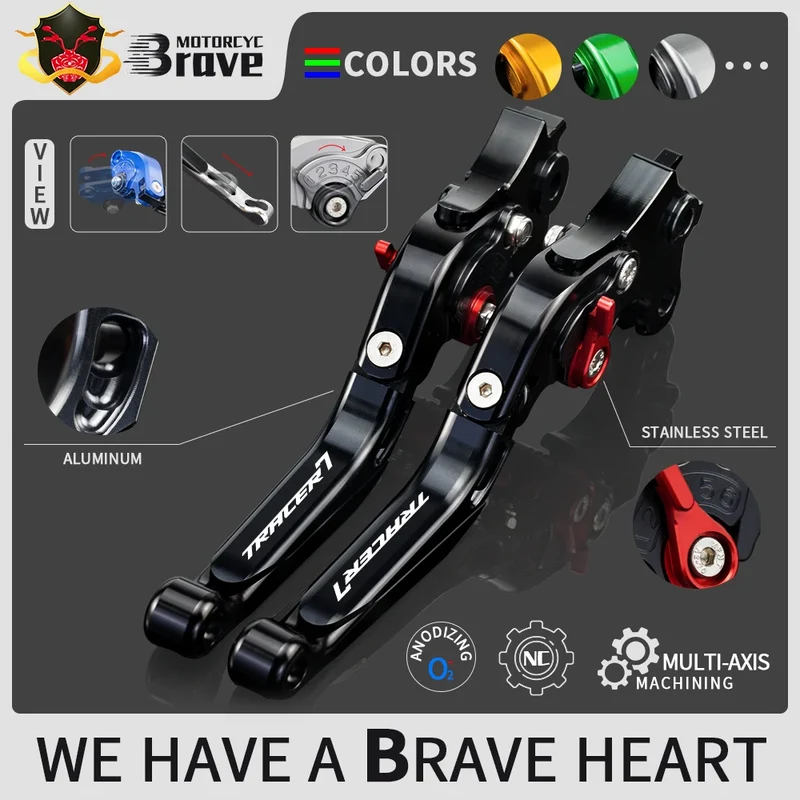For YAMAHA tracer 7 2021 2022 TRACER7 Clutch Brake Lever Adjustable Telescopic Folding Accessories