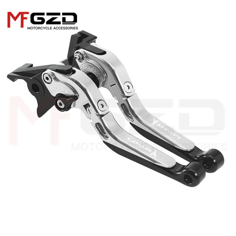 For YAMAHA MT-07 FZ-07 2014-2021 2022 2023 Motorcycle Accessories Extendable Folding Adjustable Brake clutch Handle levers