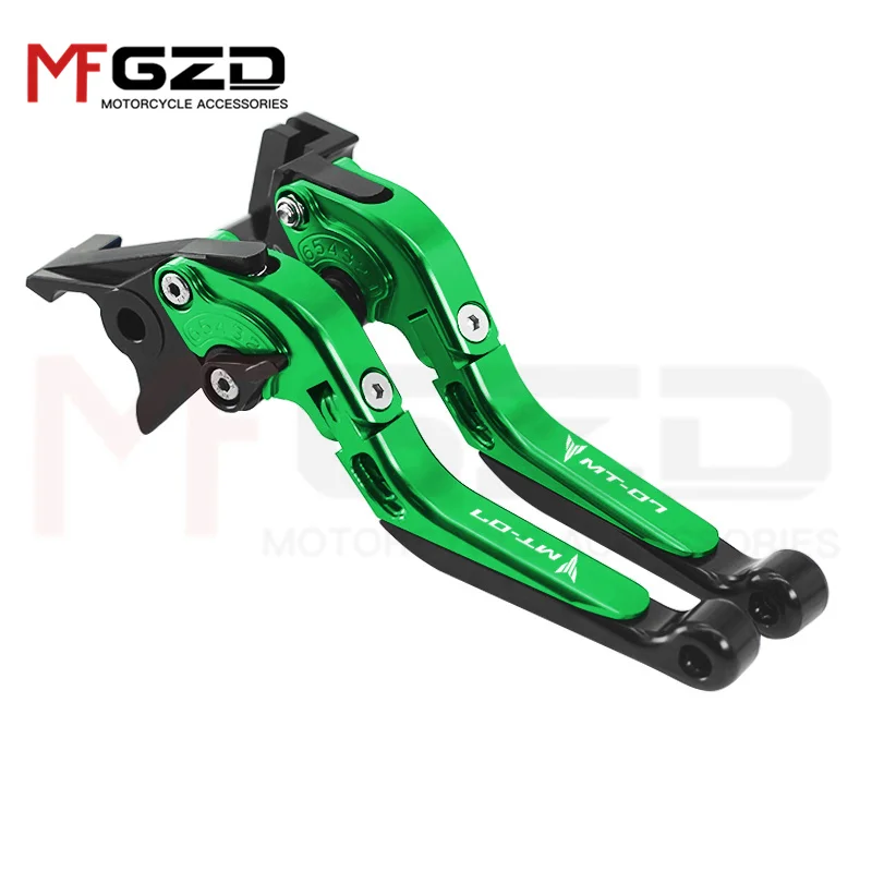 For YAMAHA MT-07 FZ-07 2014-2021 2022 2023 Motorcycle Accessories Extendable Folding Adjustable Brake clutch Handle levers