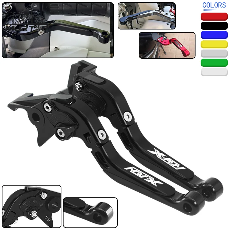 For Honda X-ADV 750 XADV750 XADV 2017-2023 Motorcycle Accessories CNC Adjustable Extendable Folding Brake Clutch Levers Handle