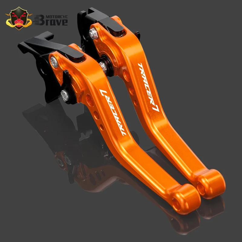 2022 For YAMAHA Tracer 7 2021 tracer 700 2016-2021 Motorcycle Short CNC Adjustable Brake Clutch Levers Tracer700 TRACER7