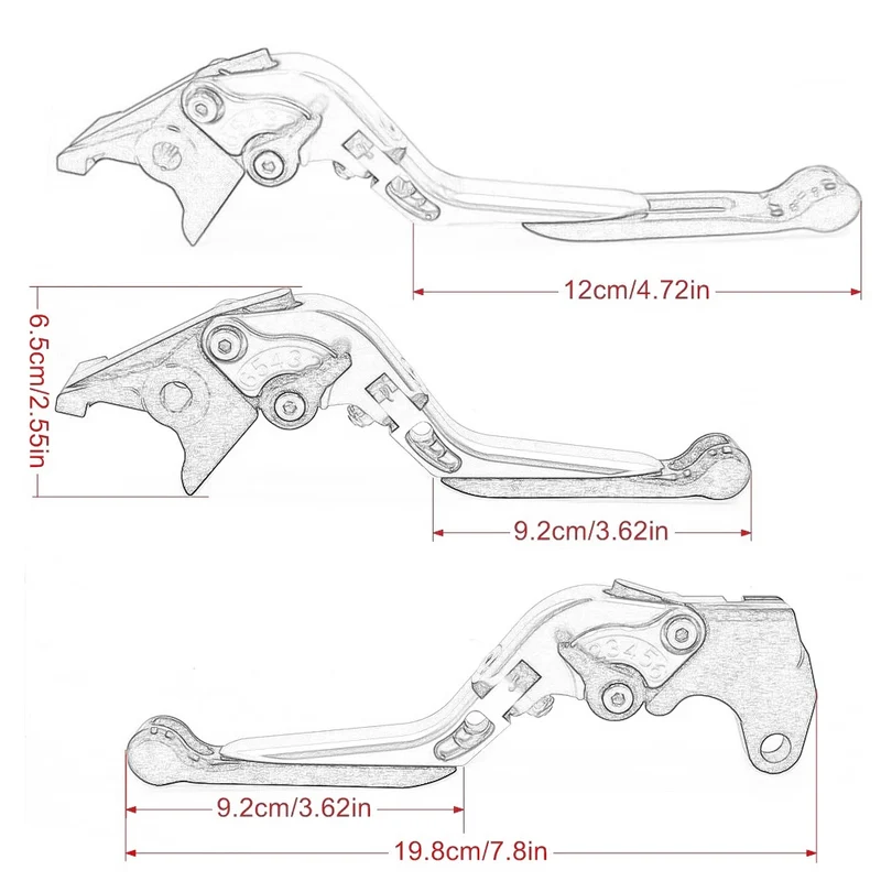 Tracer700gt Brake Clutch Levers CNC Handle Adjustable Extendable Handbrake Lever For Yamaha Tracer 700 gt TRACER 700GT 2018-2021