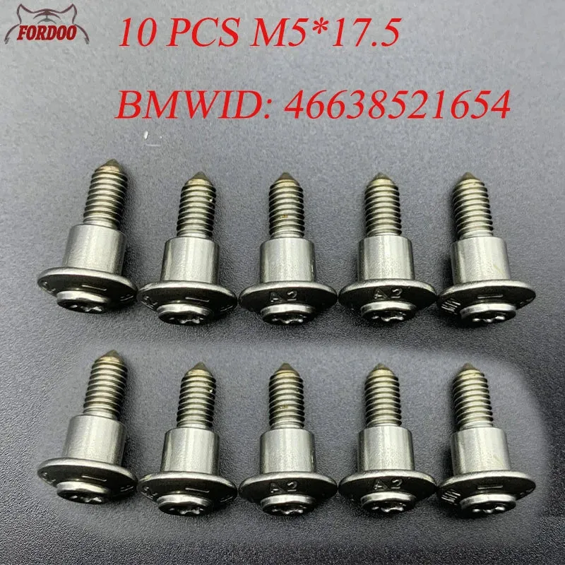 M5 For BMW Motorcycle Shell Stainless Steel Screws R1200GS R1250GS ADV R1200RT S1000XR RR S1000R C600 C650GT F900R F750GS F850GS