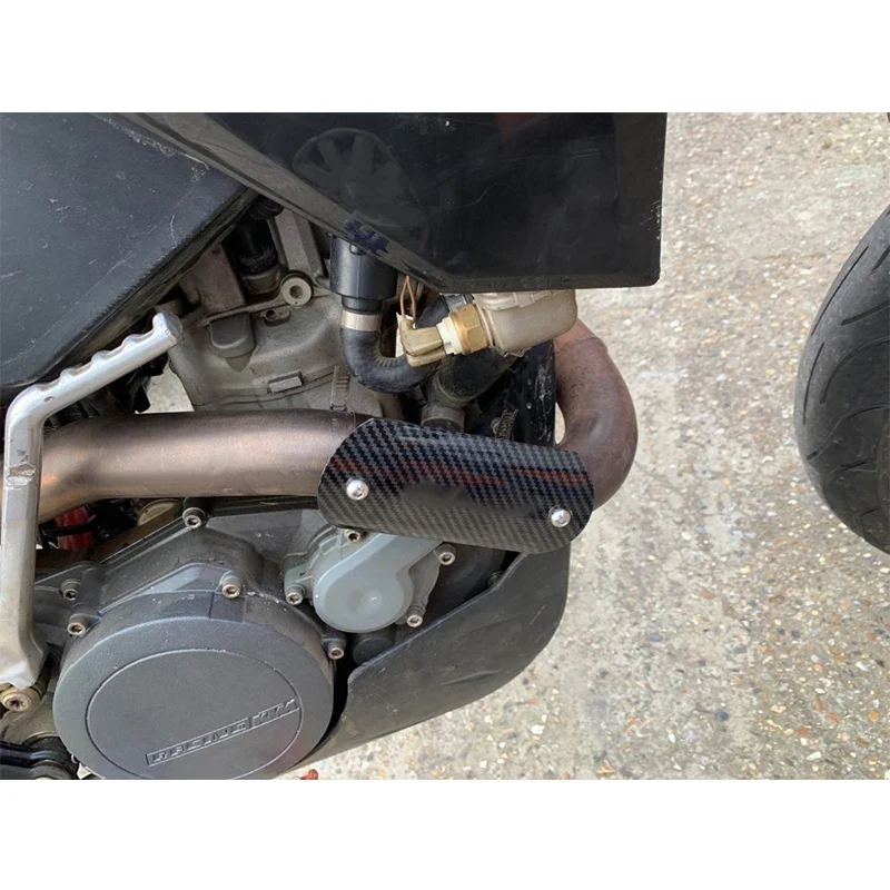 Universal Motorcycle Exhaust Pipe Protector Heat Shield Cover Guard Anti-scalding