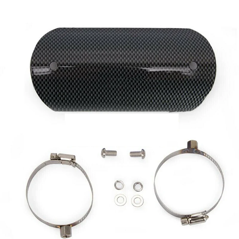 Universal Motorcycle Exhaust Pipe Protector Heat Shield Cover Guard Anti-scalding