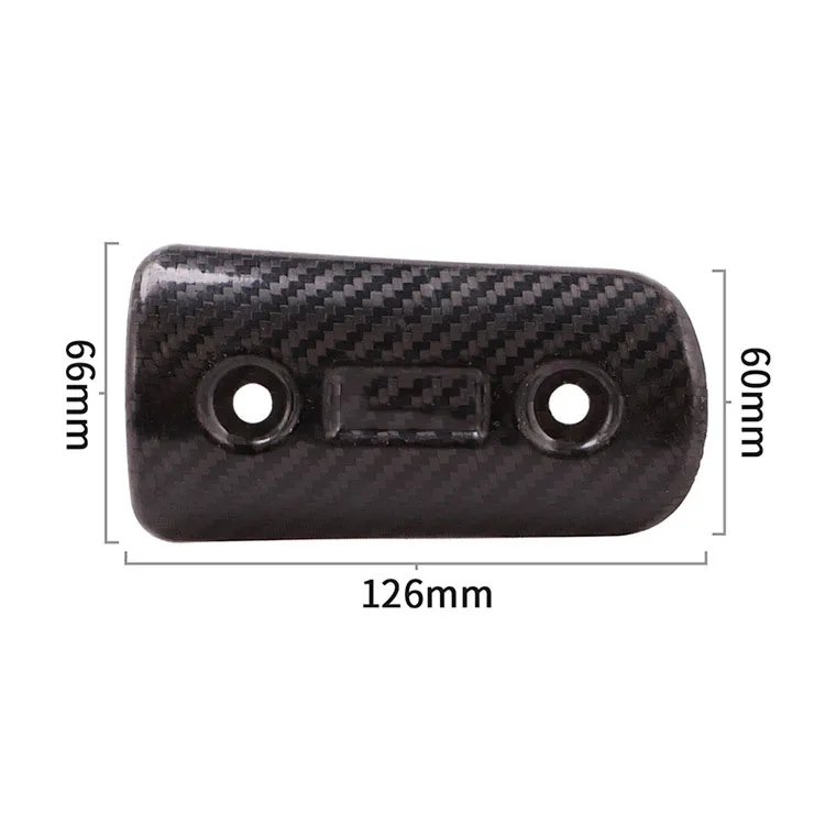 Motorcycle Exhaust Pipe Carbon Fiber Protector Heat Shield Cover Guard Anti-scalding Cover For CB650F MT07 TMAX530 CB400 XMAX300