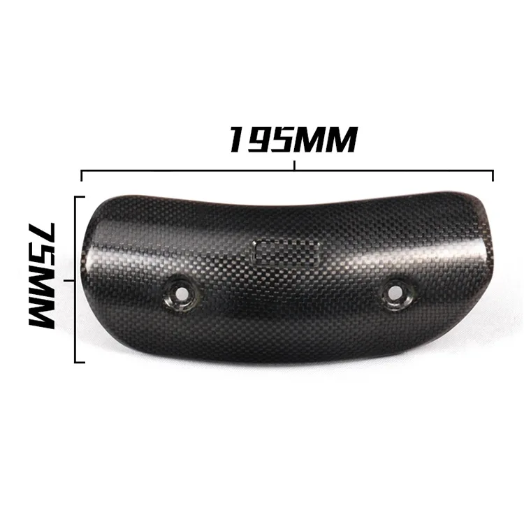 Motorcycle Exhaust Pipe Carbon Fiber Protector Heat Shield Cover Guard Anti-scalding Cover For CB650F MT07 TMAX530 CB400 XMAX300