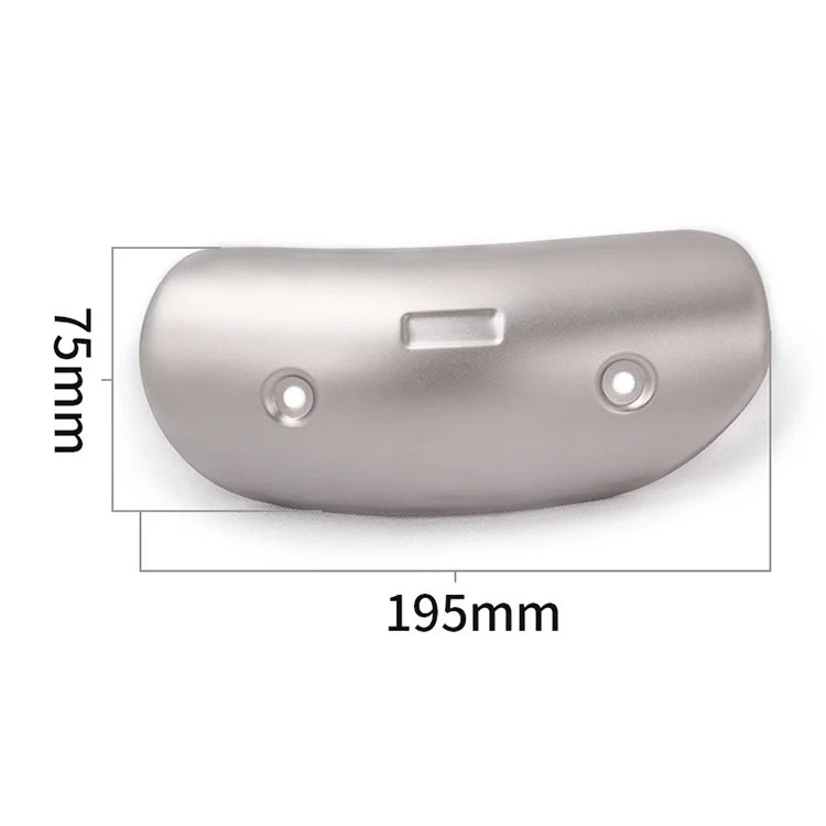 Motorcycle Exhaust Pipe Carbon Fiber Protector Heat Shield Cover Guard Anti-scalding Cover For CB650F MT07 TMAX530 CB400 XMAX300