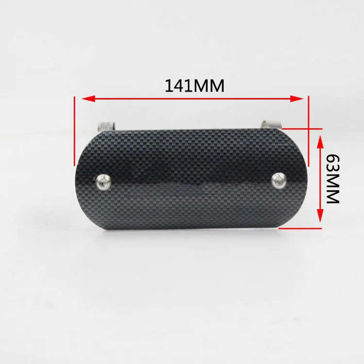 Motorcycle Exhaust Pipe Carbon Fiber Protector Heat Shield Cover Guard Anti-scalding Cover For CB650F MT07 TMAX530 CB400 XMAX300