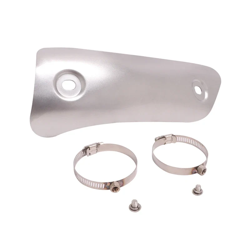 Universal Motorcycle Exhaust Heat Shield Cover Muffler Link Pipe Protector Guard Anti-scalding Cover For YAMAHA Honda SUZUKI BMW