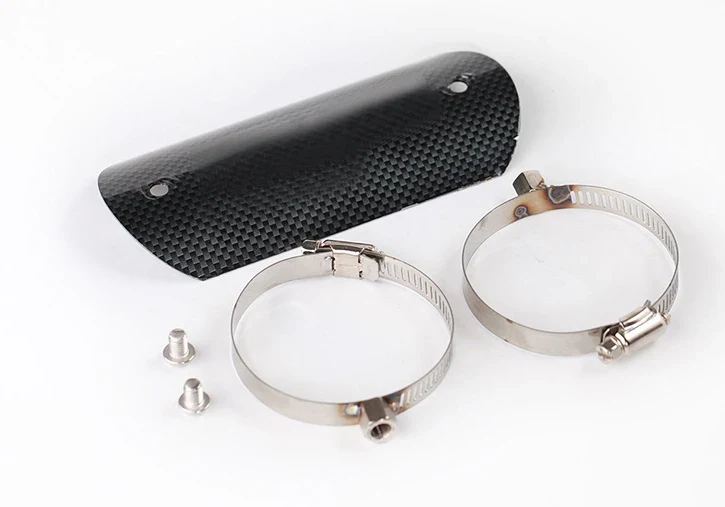 Motorcycle Exhaust pipe Muffler tube Cover Carbon Fiber Color Protector Heat Shield Cover Guard