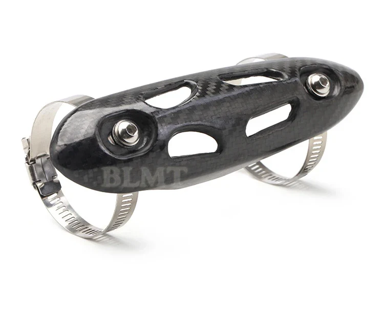 Motorcycle Exhaust pipe Muffler tube Cover Carbon Fiber Color Protector Heat Shield Cover Guard