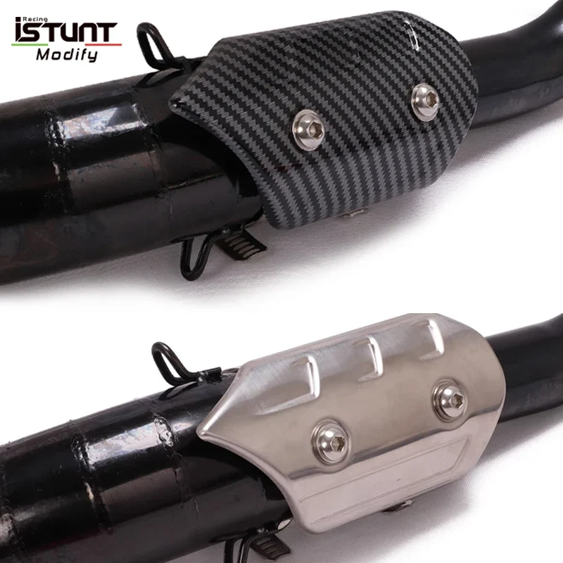 Motorcycle Exhaust Pipe Carbon Fiber Protector Heat Shield Cover Guard Anti-scalding Cover For MSX125 NVX SMAX155 Z900 CBR300 R6