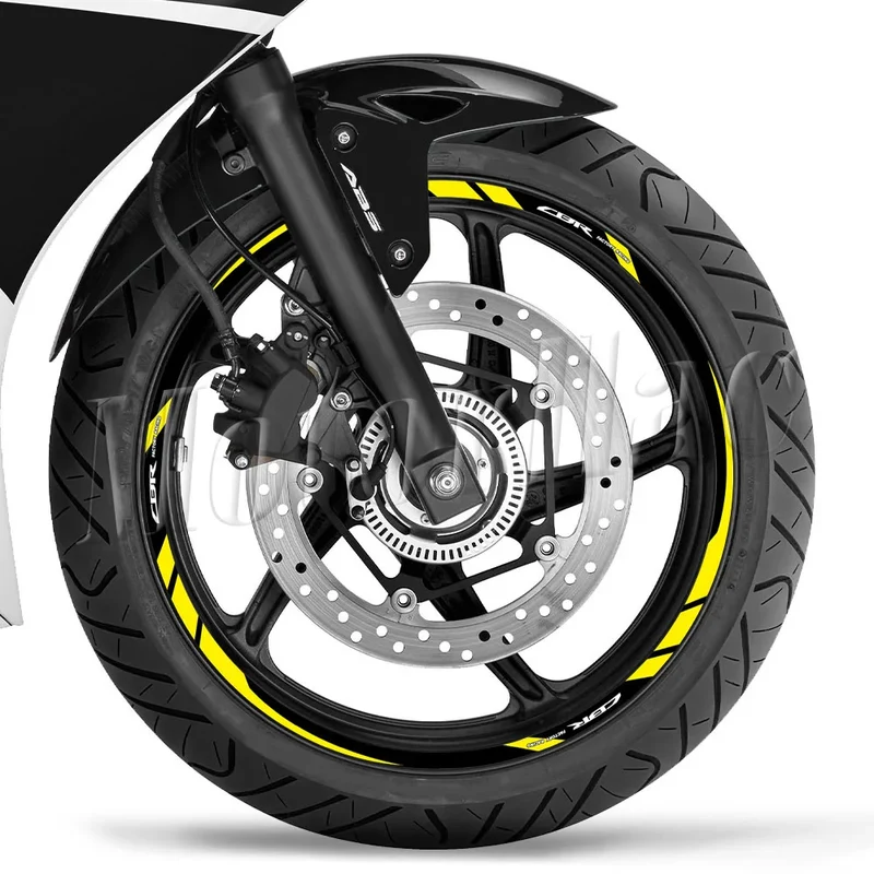 For Honda CBR 400 600RR 650R 1000RR 250R 500r CB650F Motorcycle Wheel Rim Sticker Decal Reflective Stripe Tape Accessories