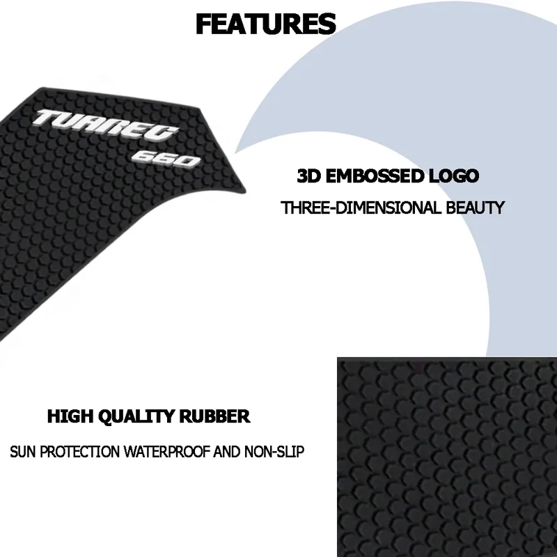 Side Fuel Tank pad For Aprilia TUAREG 660 2022 Motorcycle Tank Pads Protector Stickers Knee Grip Traction Pad