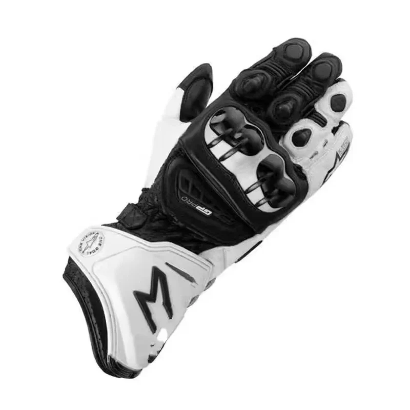 Motorcycle Motocross gloves A leather gloves long motorcycle riding touch screen gloves, motorcycle rider gloves