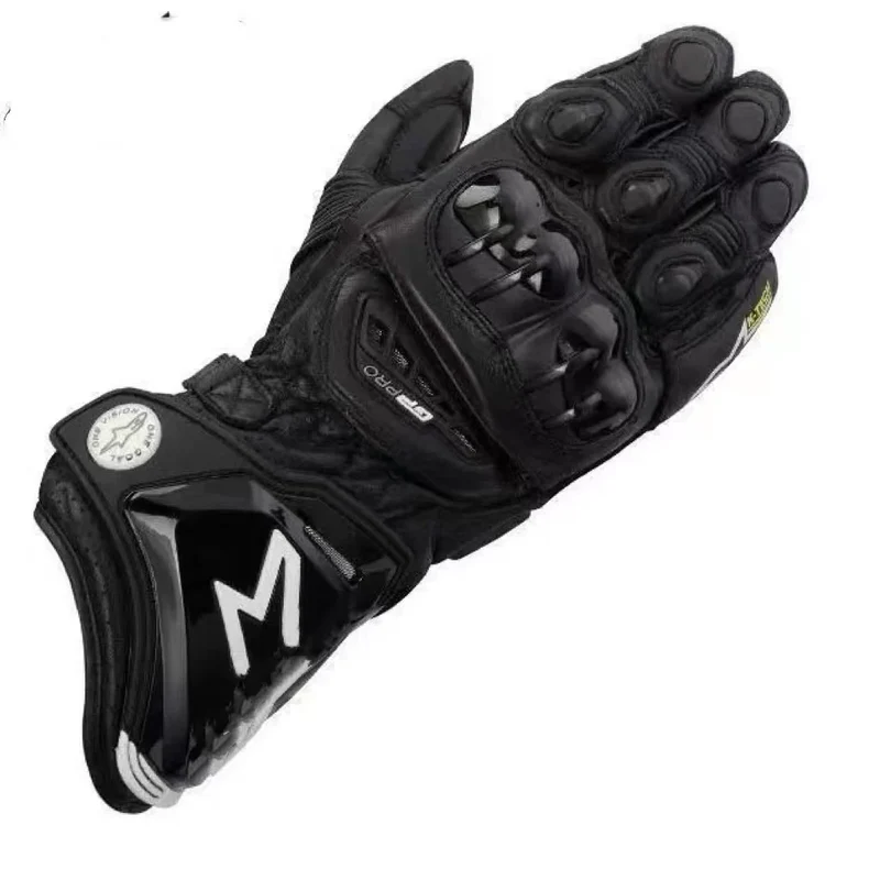 Motorcycle Motocross gloves A leather gloves long motorcycle riding touch screen gloves, motorcycle rider gloves