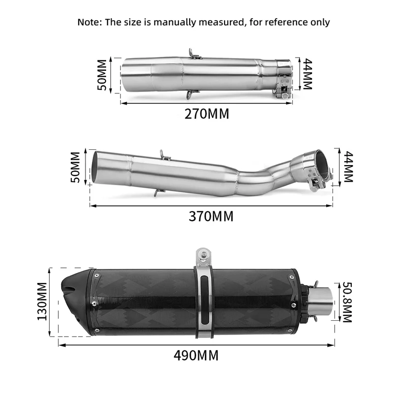 Racing line exhaust original position mid pipe link pipe full exhaust muffler styem for SUZUKI GSX-R1000-K9 2009-2016