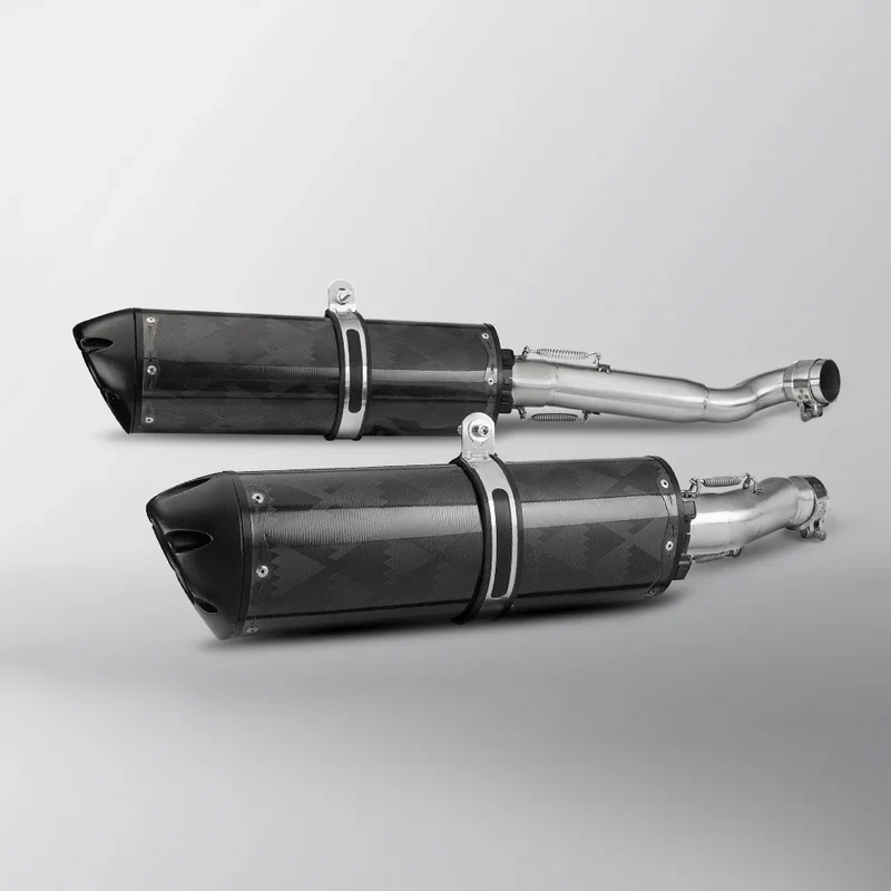 Racing line exhaust original position mid pipe link pipe full exhaust muffler styem for SUZUKI GSX-R1000-K9 2009-2016