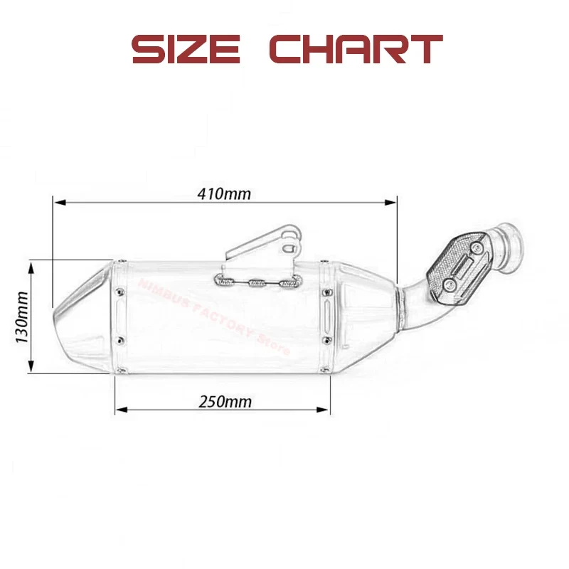 Slip-on for KTM DUKE 790 890 2018-2023 Motorcycle Exhaust Muffler DB Killer Link Pipe Escape Moto for DUKE790 DUKE890 2020-2023