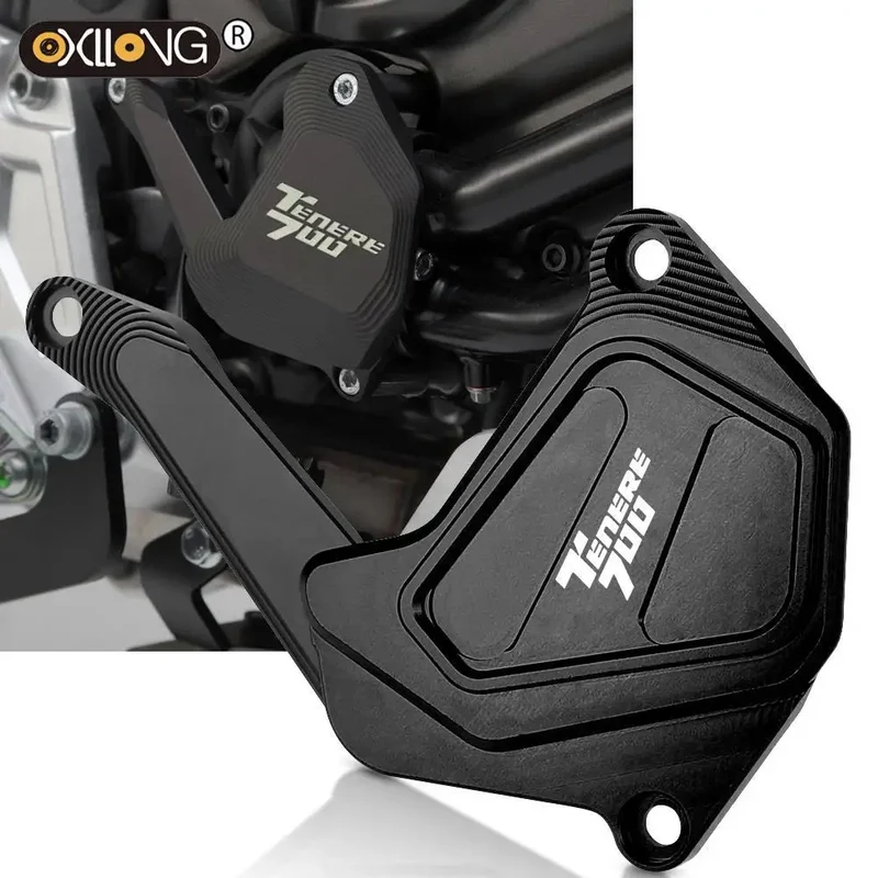 For YAMAHA Tenere 700 Headlight Gear Shift Lever Protective Water Pump cover Brake Skid plate bash frame guard Clamps Tenere700