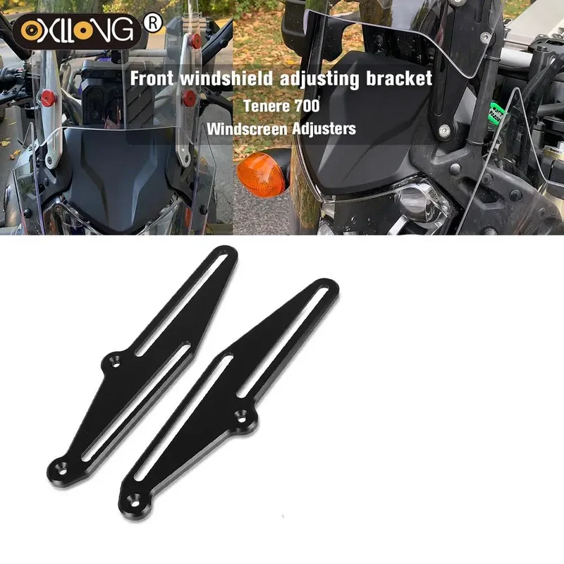For YAMAHA Tenere 700 Headlight Gear Shift Lever Protective Water Pump cover Brake Skid plate bash frame guard Clamps Tenere700
