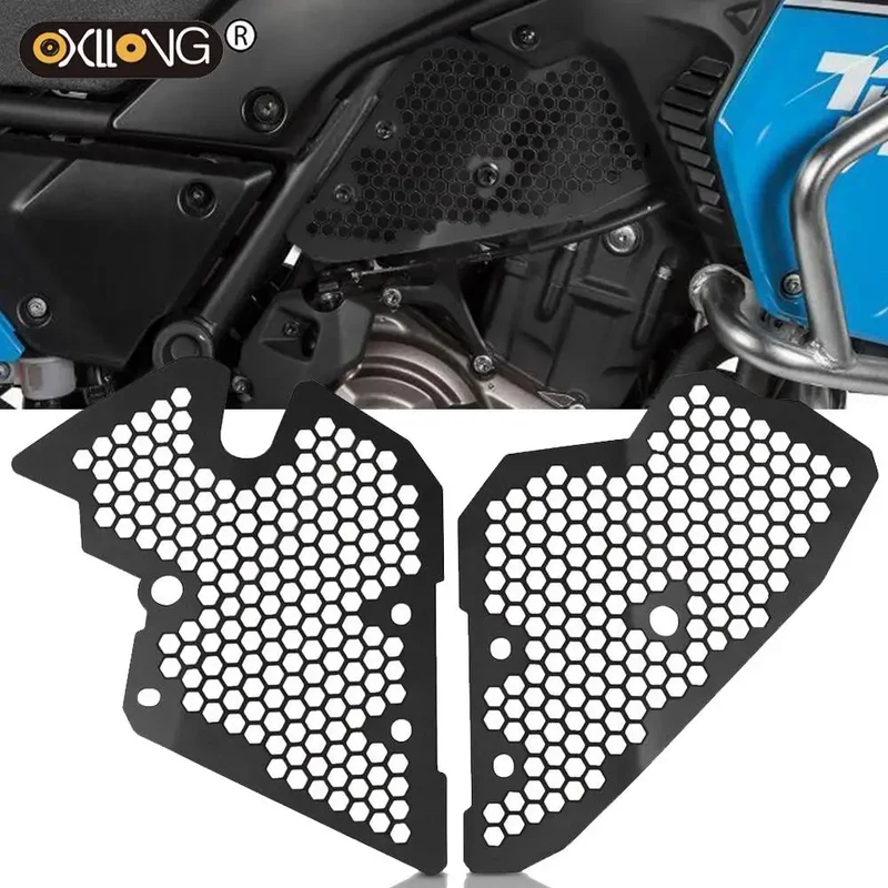 For YAMAHA Tenere 700 Headlight Gear Shift Lever Protective Water Pump cover Brake Skid plate bash frame guard Clamps Tenere700