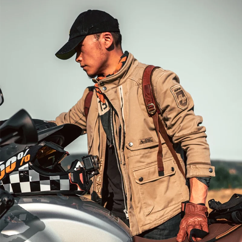 Waterproof Motorcycle Jackets CE Certified Protective Equipment Wear-resisting Breathable Motocross Chaqueta