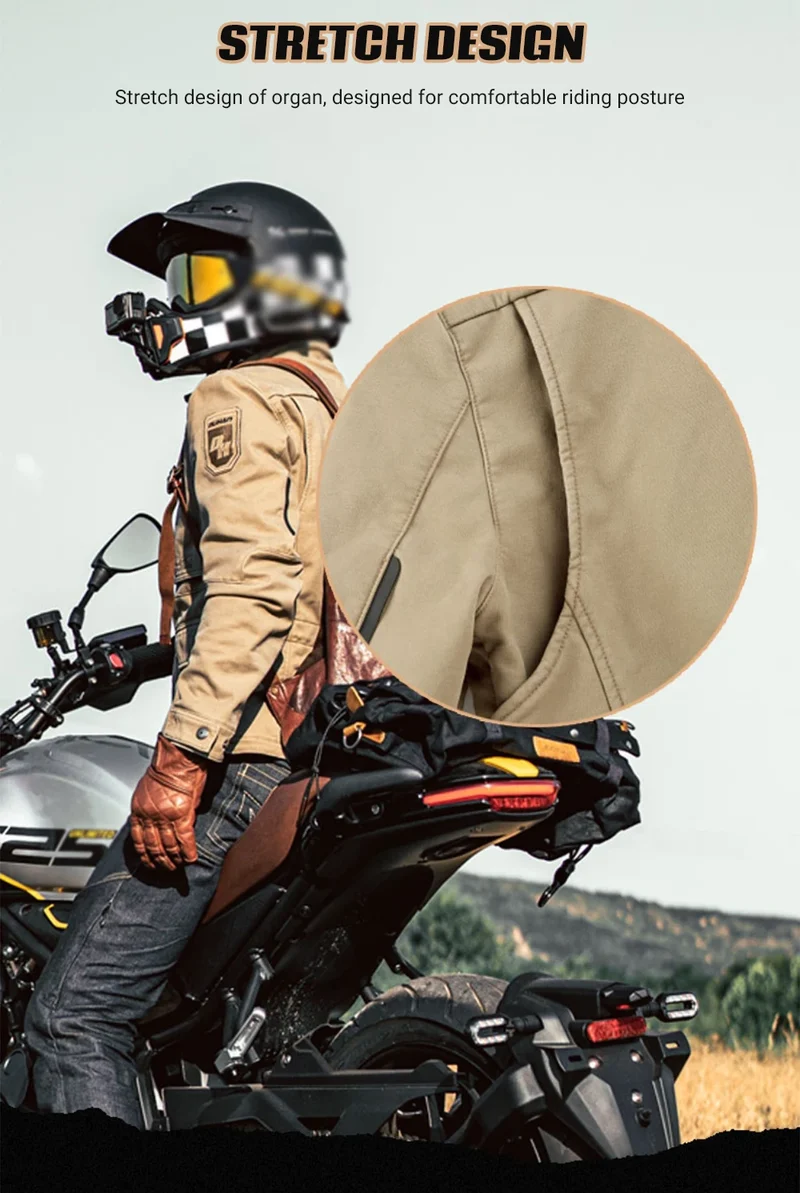 Waterproof Motorcycle Jackets CE Certified Protective Equipment Wear-resisting Breathable Motocross Chaqueta