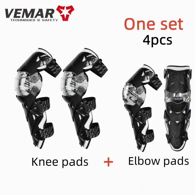 VEMAR Elbow Protector Knee Brace Motorcycle Accesorios Motocross Racing Riding Outdoor Sports Bike Protective Gear Knee Pads