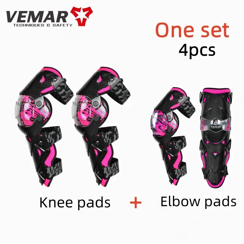 VEMAR Elbow Protector Knee Brace Motorcycle Accesorios Motocross Racing Riding Outdoor Sports Bike Protective Gear Knee Pads