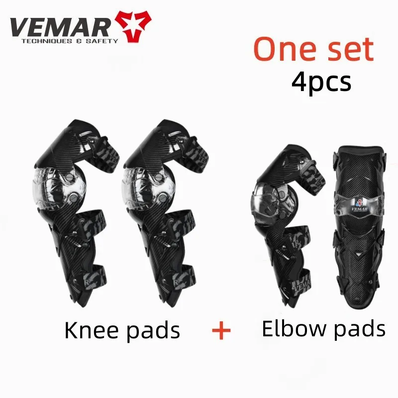 VEMAR Elbow Protector Knee Brace Motorcycle Accesorios Motocross Racing Riding Outdoor Sports Bike Protective Gear Knee Pads