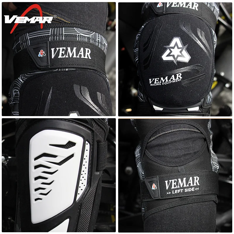 Vemar Motorcycle Knee Pad Protector Motorcyclist Knee Sliders Mtb Cycling Knee Pads Sport Kneepad Motocross Motorcycle Supplies