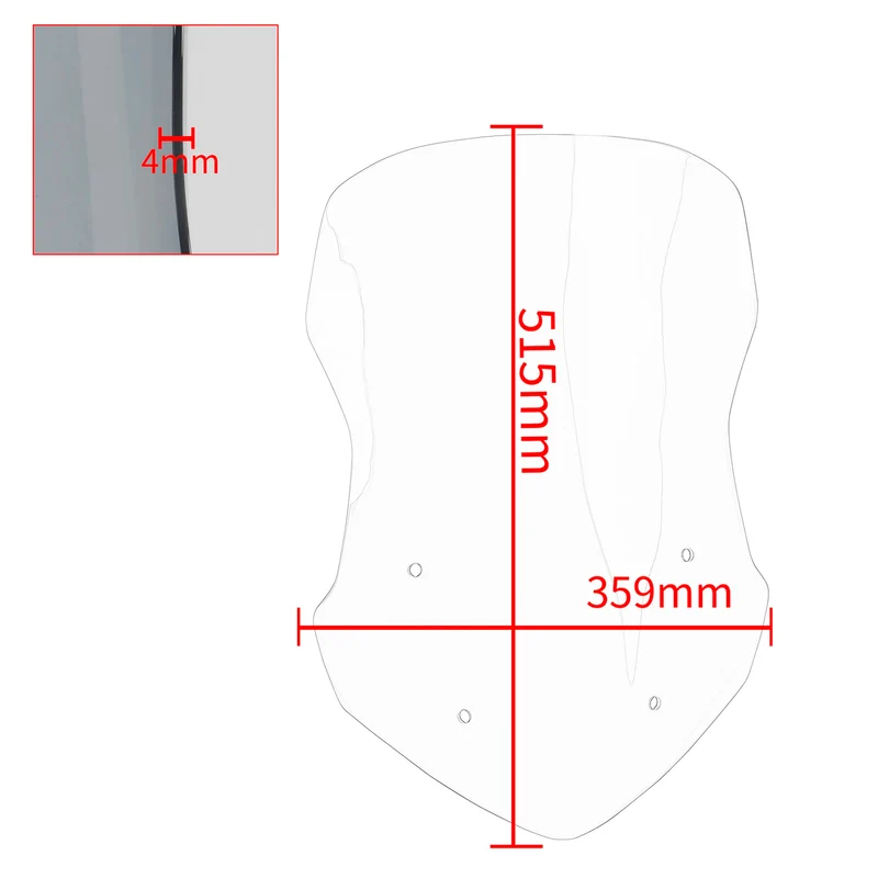 For Honda NC750X 2021-2023 Touring Windshield Windscreen NC 750X NC 750 NC750 X Motorcycle Accessories Wind Deflector Shield Kit