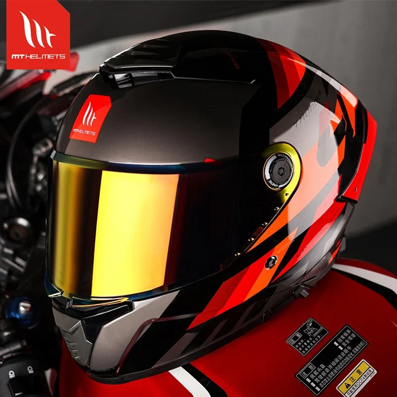 MT Thunder SV 4 ECE 22.06 DOT Approved Full Face Helmets Motorcycle Double Lens Shield Scooter Helmen Men Capacete de Moto
