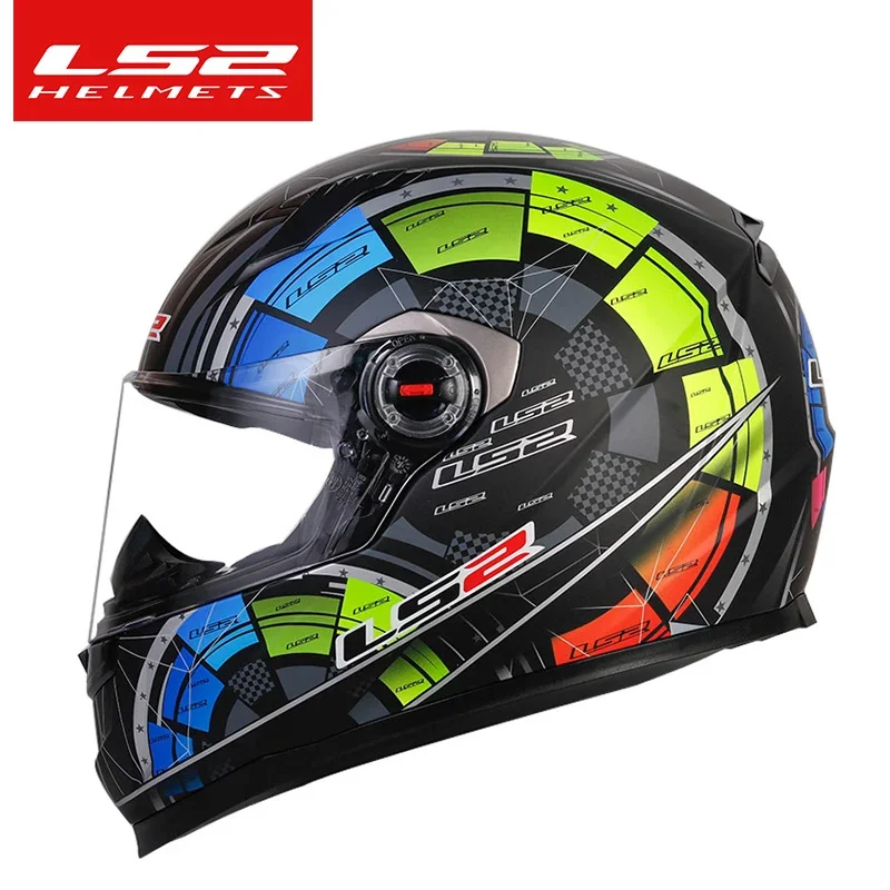 Capacete LS2 Full Face Motorcycle Helmet ls2 ff358 motocross racing helmets ECE Certification casco moto casque