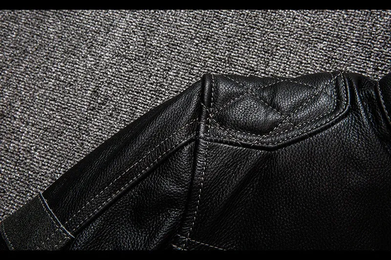 Free shipping. Brand new Pro motor biker real leather jacket.black men rider cowhide coat.quality leather cloth cuero natural