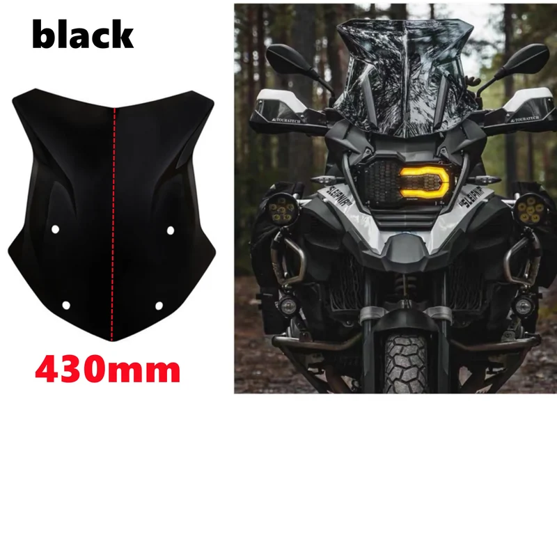 For BMW R1250GS R1200GS Adventure R1250 GS LC ADV Windshield Windscreen Wind Shield Screen Deflector Spoiler Protector 2013-2022