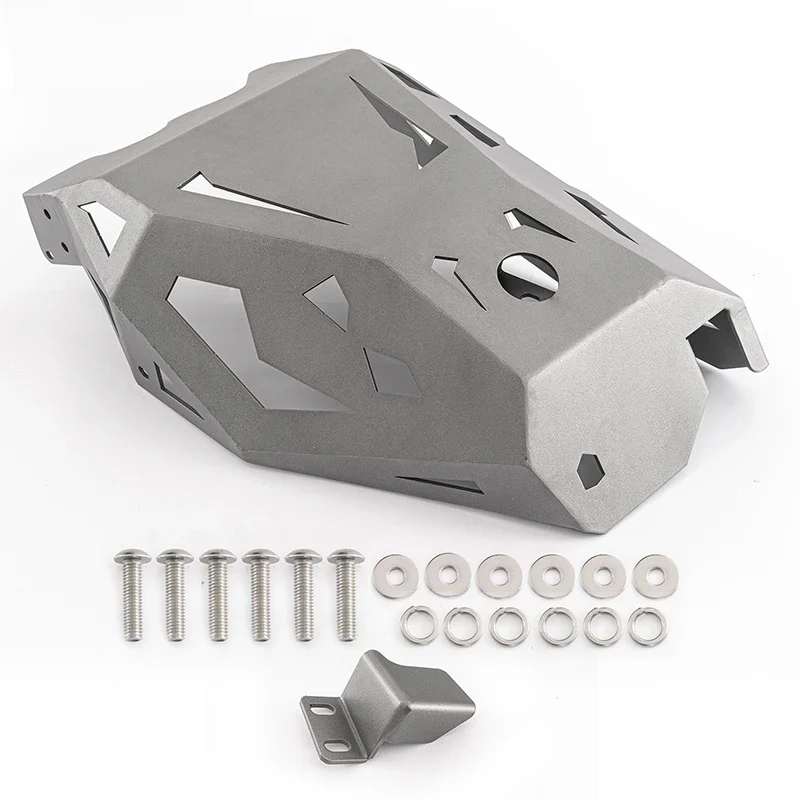 Motorcycle Under Engine Protection Guard Cover Bash Guards Sump Plate Skid Plate Fit For Ducati DesertX 2022 2023 Aluminum