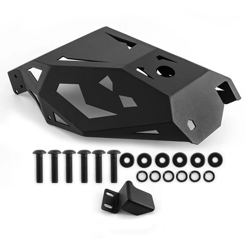 Motorcycle Under Engine Protection Guard Cover Bash Guards Sump Plate Skid Plate Fit For Ducati DesertX 2022 2023 Aluminum