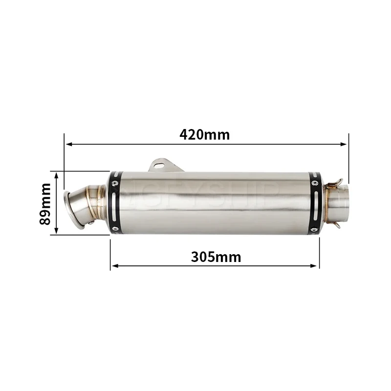 For Yamaha Tenere 700 2019 2020 2021 2022 2023 T7 T700 XTZ 690 700 Escape Slip-on Motorcycle High Position Exhaust Muffler Pipe