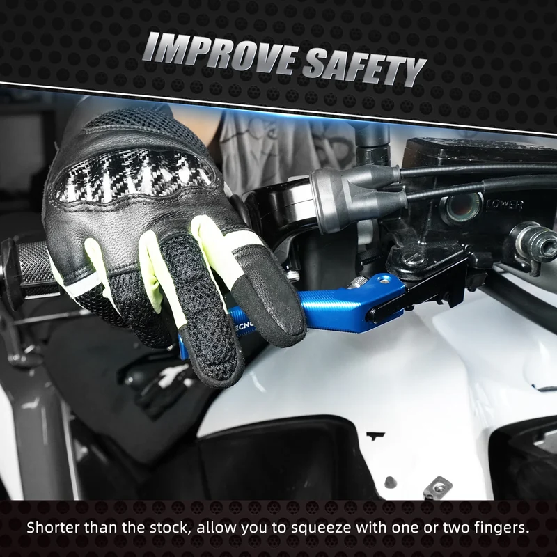 NICECNC Short Brake Clutch Lever For YAMAHA Tenere 700 XTZ 700 2019-2023 XSR700 2018-2023 Tenere700 Rally Edition 2020-2023