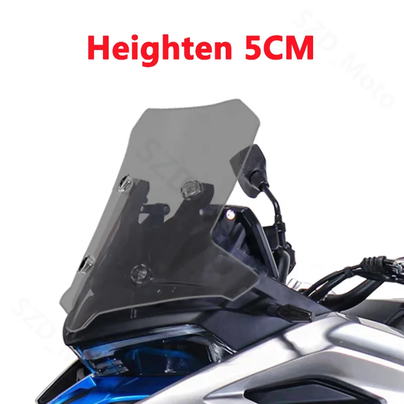 For LONCIN DS 525X Motorcycle Accessories Windshield Windscreens Wind Deflectors VOGE 525 DSX Transparent