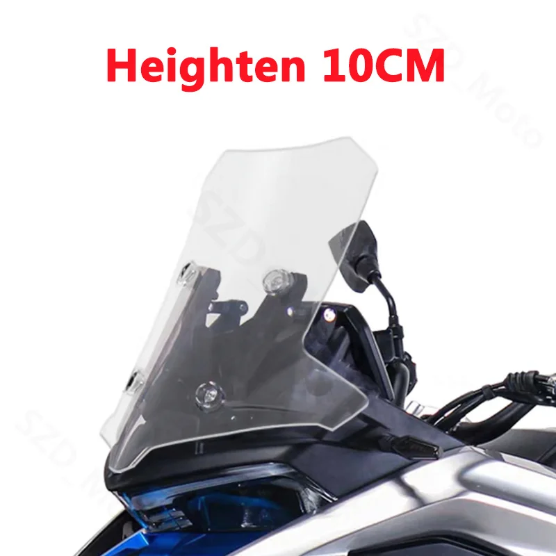 For LONCIN DS 525X Motorcycle Accessories Windshield Windscreens Wind Deflectors VOGE 525 DSX Transparent