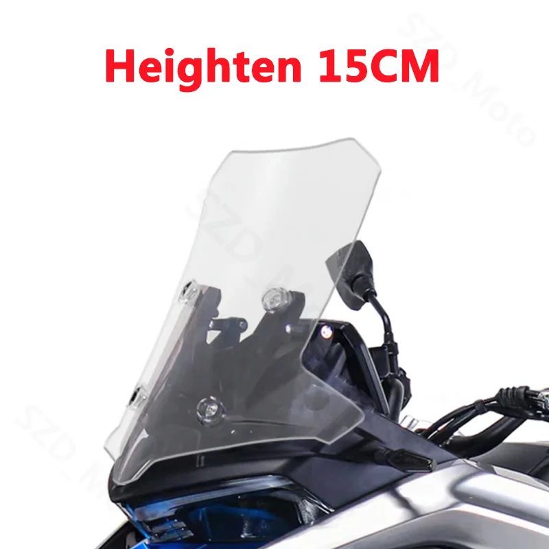 For LONCIN DS 525X Motorcycle Accessories Windshield Windscreens Wind Deflectors VOGE 525 DSX Transparent