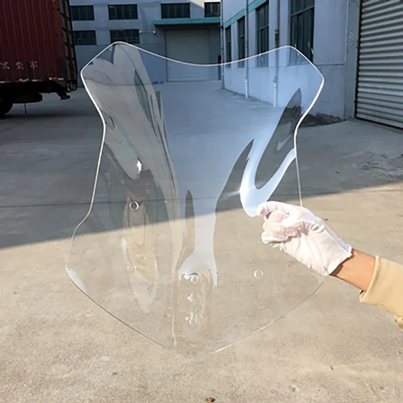 For Loncin VOGE 500DS 500 DS 650 650DS Motorcycle Heightening Widening Windshield Front Wind Shield Deflector Windscreen Guard